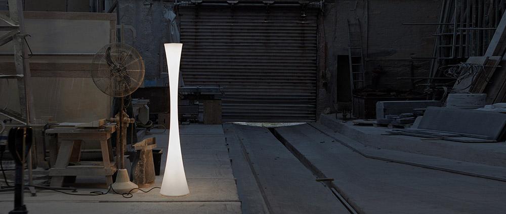 MARTINELLI LUCE lampadaire pour l'extérieur BICONICA POL