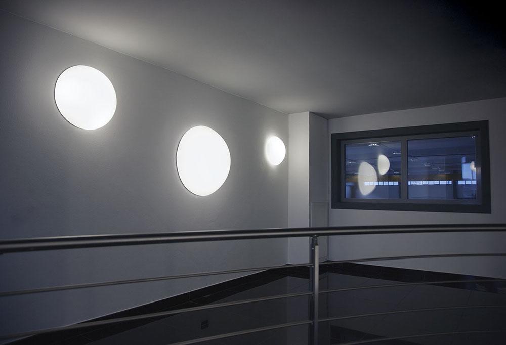 MARTINELLI LUCE lampe murale applique ou de plafond SEMISFERA