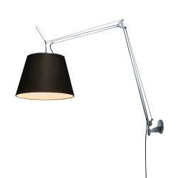 ARTEMIDE lampe murale applique TOLOMEO MEGA Ø 36 cm avec dimmer sur câble