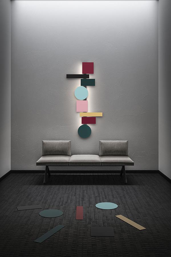 PALLUCCO lampe murale applique TOTEM 90 cm