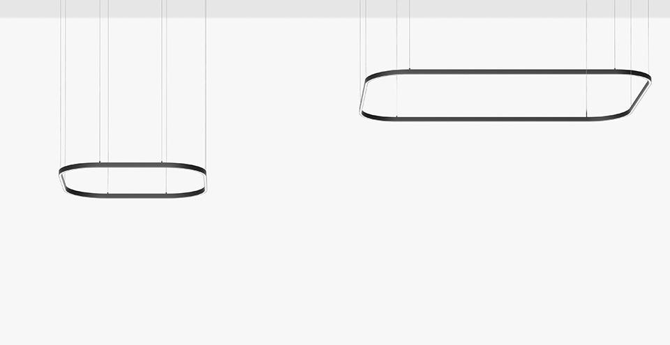 NEMO STUDIO lampe à suspension ZIRKOL SQUARE 2x2 m DOWNLIGHT