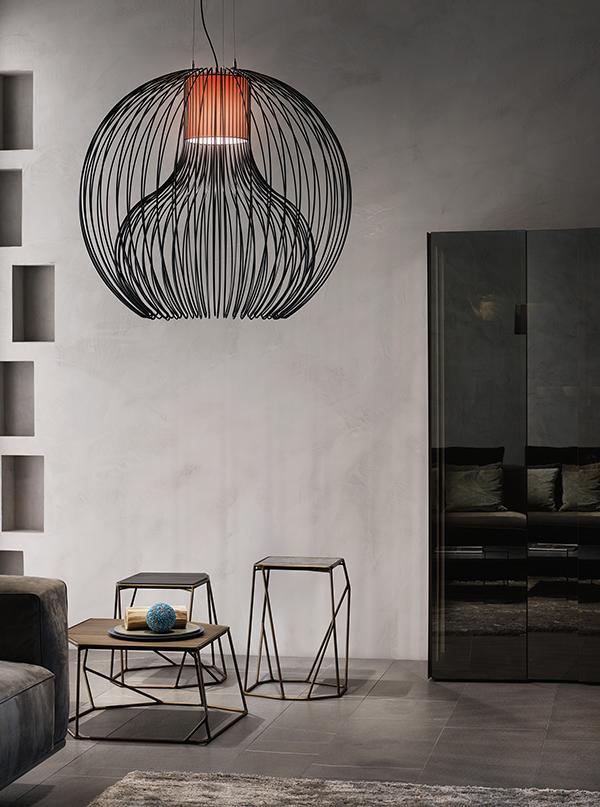 MODOLUCE lampe à suspension ICARO BALL MAXI