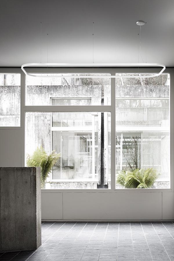 NEMO STUDIO lampe à suspension ZIRKOL SQUARE 4x2 m DOWNLIGHT