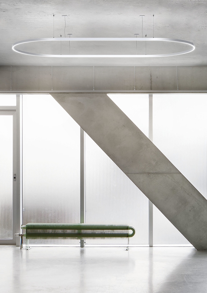 NEMO STUDIO lampe à suspension ZIRKOL OVALE 2,5x1,5 m DOWNLIGHT