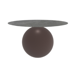 BONALDO table ronde CIRCUS Ø 140 cm base marron opaque