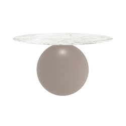 BONALDO table ronde CIRCUS Ø 140 cm base tourterelle opaque