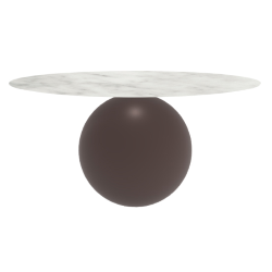 BONALDO table ronde CIRCUS Ø 160 cm base marron opaque