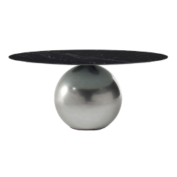 BONALDO table ronde CIRCUS Ø 180 cm base Clouded Chrome