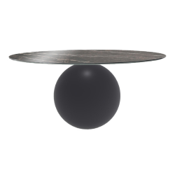 BONALDO table ronde CIRCUS Ø 180 cm base gris anthracite opaque