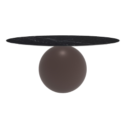 BONALDO table ronde CIRCUS Ø 180 cm base marron opaque