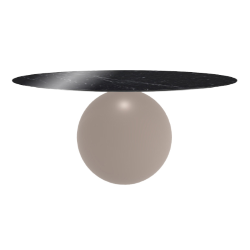 BONALDO table ronde CIRCUS Ø 180 cm base tourterelle opaque