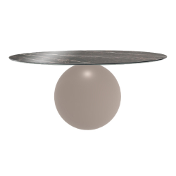 BONALDO table ronde CIRCUS Ø 180 cm base tourterelle opaque