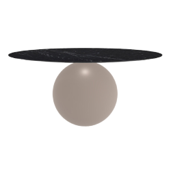 BONALDO table ronde CIRCUS Ø 180 cm base tourterelle opaque