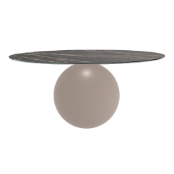 BONALDO table ronde CIRCUS Ø 180 cm base tourterelle opaque