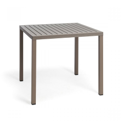 NARDI table carré pour extérieur CUBE 80x80 cm