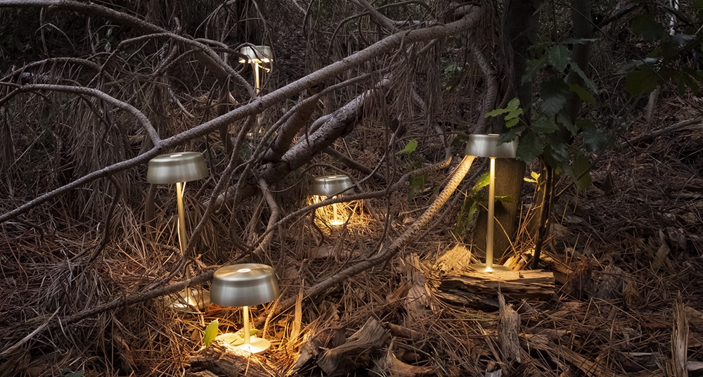 ZAFFERANO set de 2 lampes de table SISTER LIGHT Wi-Fi