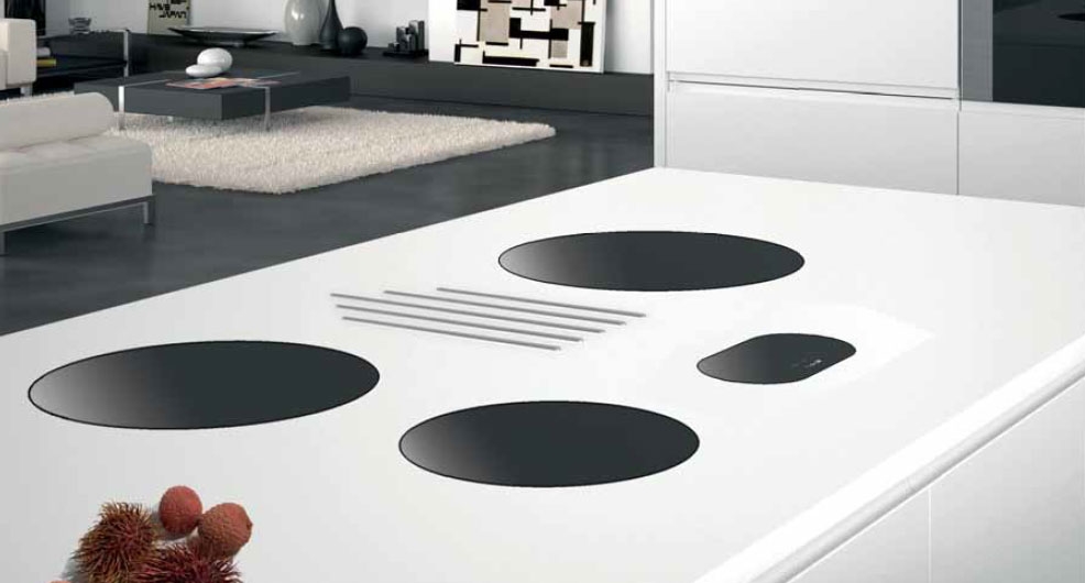 FOSTER plaque de cuisson à induction SÉRIE MODULAR avec 3 zones rondes