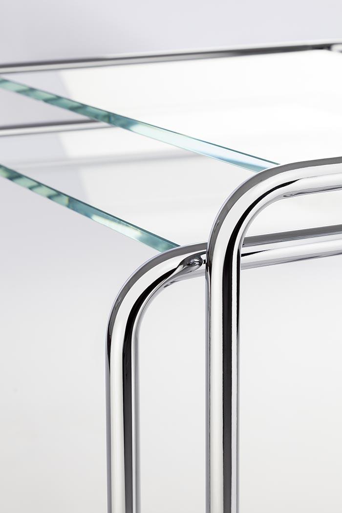 THONET set de 2 tables basses B 97