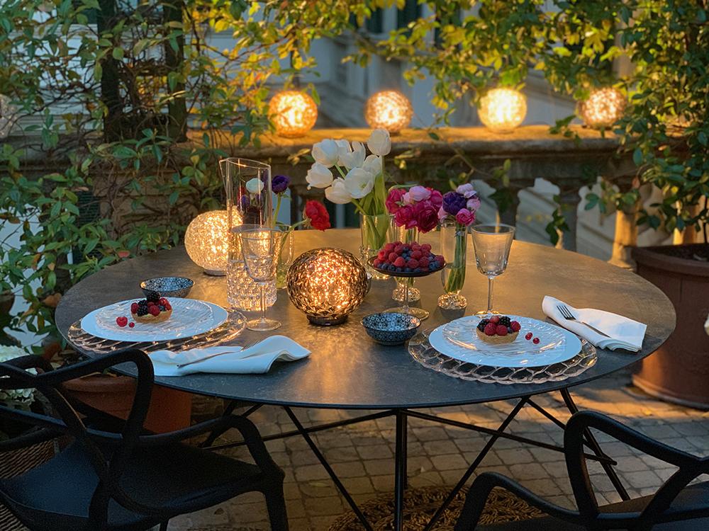 KARTELL lampe de table MINI PLANET avec batterie dimmable