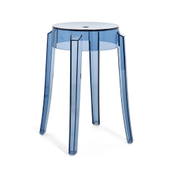 KARTELL tabouret CHARLES GHOST hauteur 46 cm