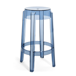 KARTELL tabouret CHARLES GHOST hauteur 65 cm