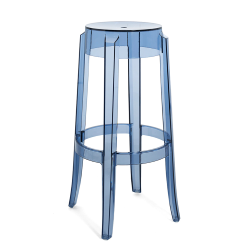 KARTELL tabouret CHARLES GHOST hauteur 75 cm