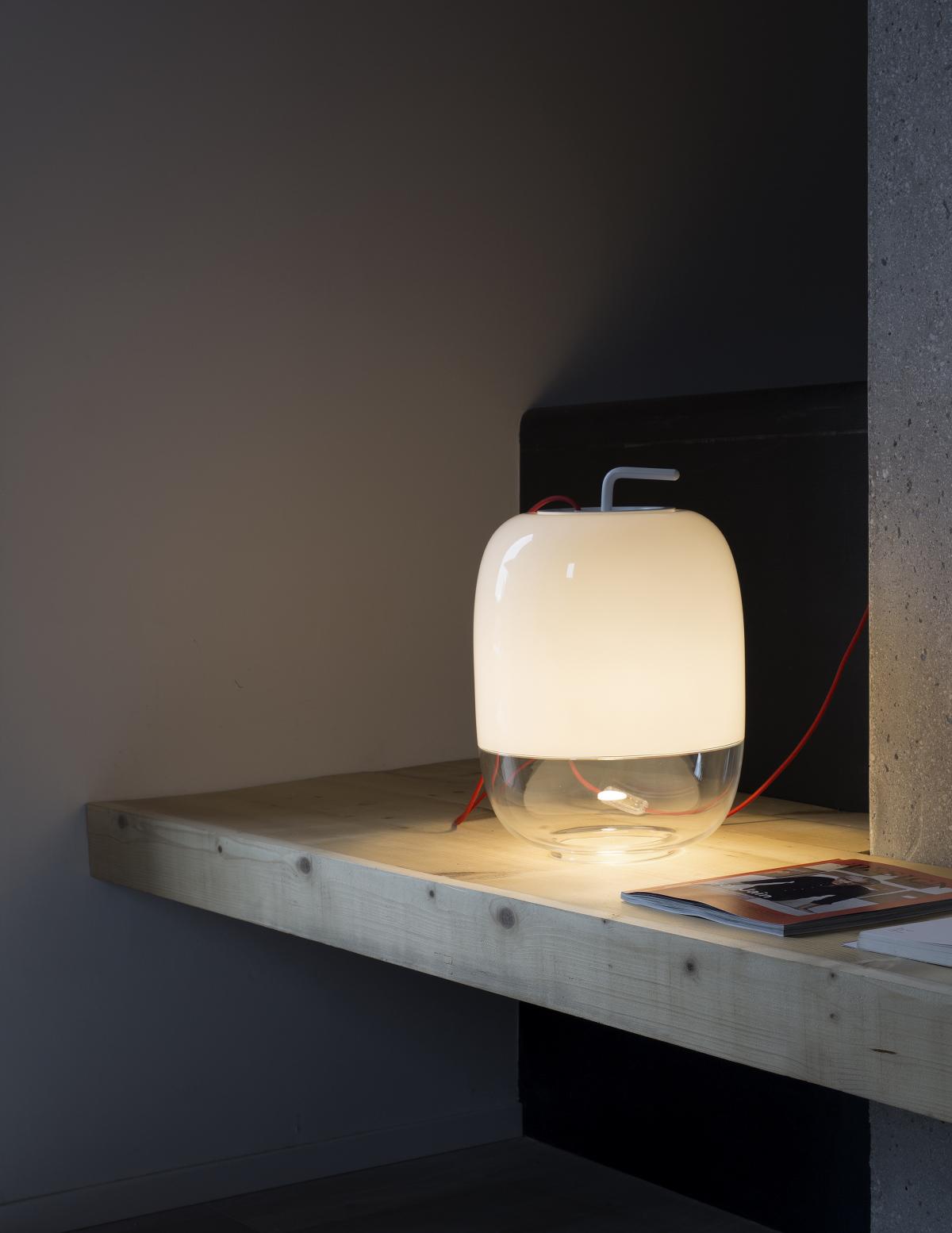 PRANDINA lampe de table GONG LED T1