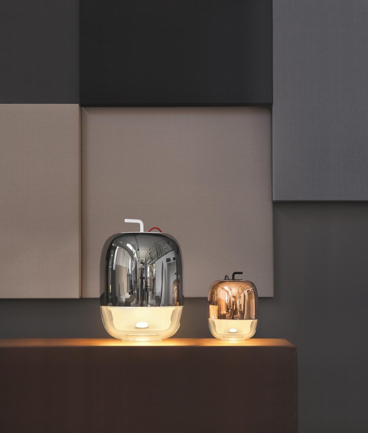 PRANDINA lampe de table GONG LED T3