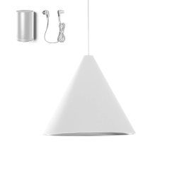 FLOS lampe à suspension STRING LIGHT CÔNE 12 mètres avec FLOOR SWITCH BLANC