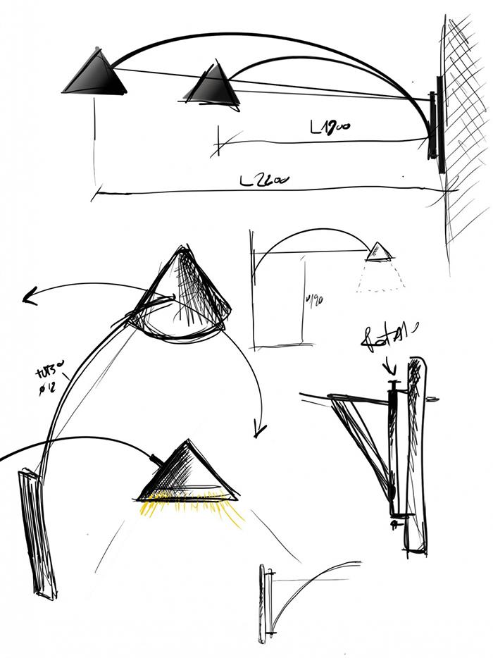 PRANDINA lampe murale FLYER W5