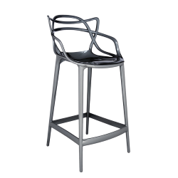 KARTELL tabouret MASTERS STOOL H 65 cm MÉTALLISÉS PRECIOUS COLLECTION