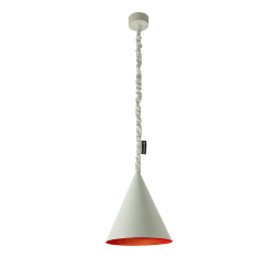 IN-ES.ARTDESIGN lampe à suspension JAZZ S CEMENTO