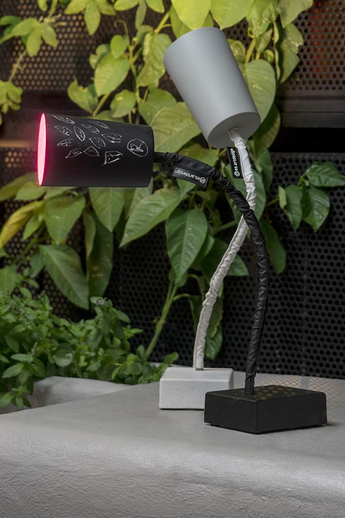 IN-ES.ARTDESIGN lampe de table PAINT T2 LAVAGNA