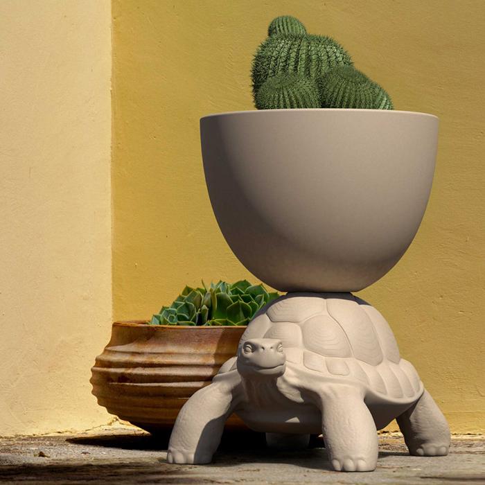 QEEBOO vase TURTLE CARRY PLANTER