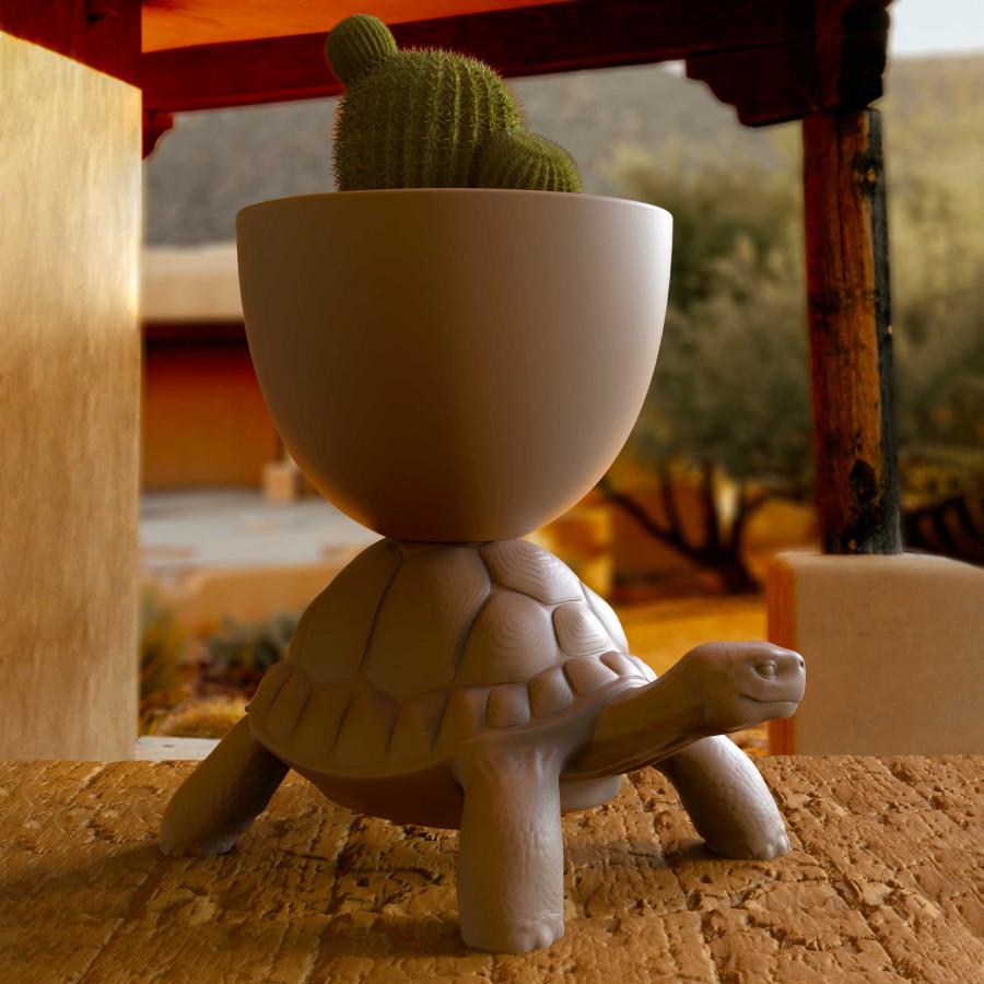 QEEBOO vase TURTLE CARRY PLANTER