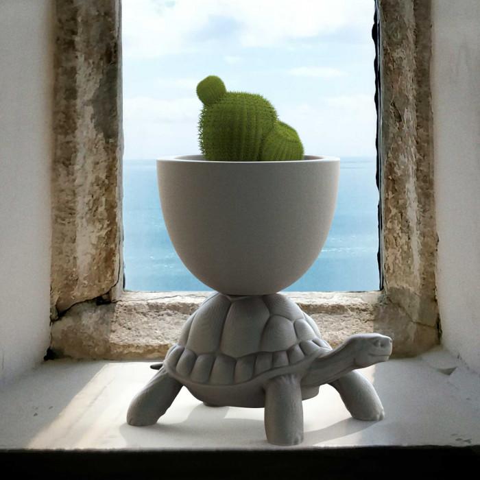 QEEBOO vase TURTLE CARRY PLANTER