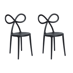 QEEBOO set de 2 chaises RIBBON CHAIR