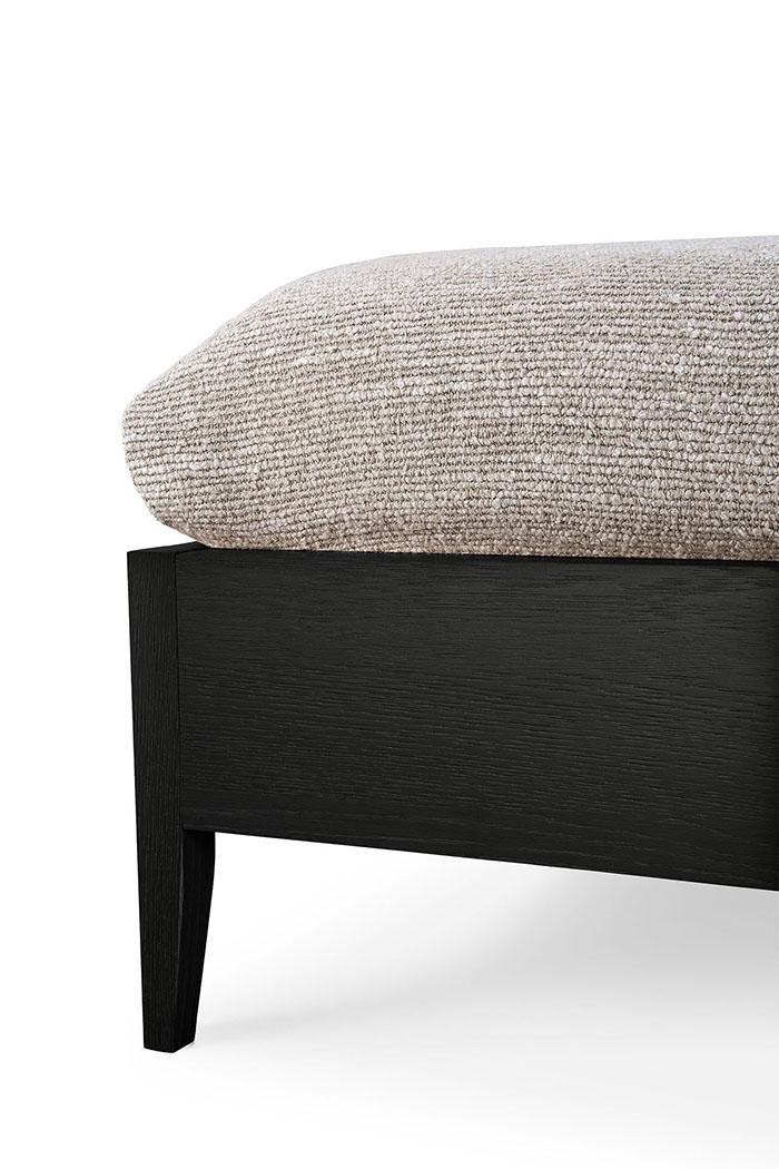 ETHNICRAFT lit SPINDLE pour matelas de 180x200 cm