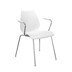 KARTELL set de 2 chaises avec accoudoirs MAUI