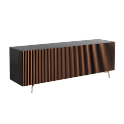 HORM buffet avec 5 portes LEON sur base Mid-Century Modern L 240 cm