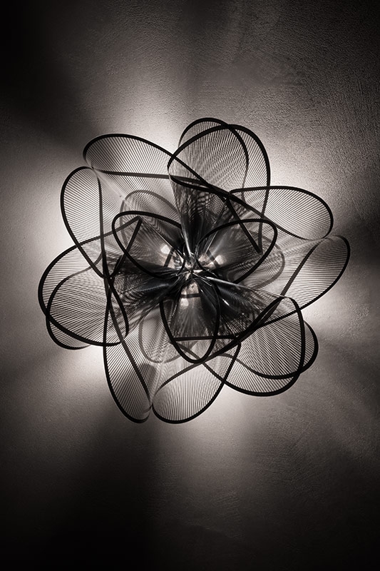 SLAMP lampe murale applique ou lampe de plafond plafonnier LA BELLE ÉTOILE ETOILE BLACK