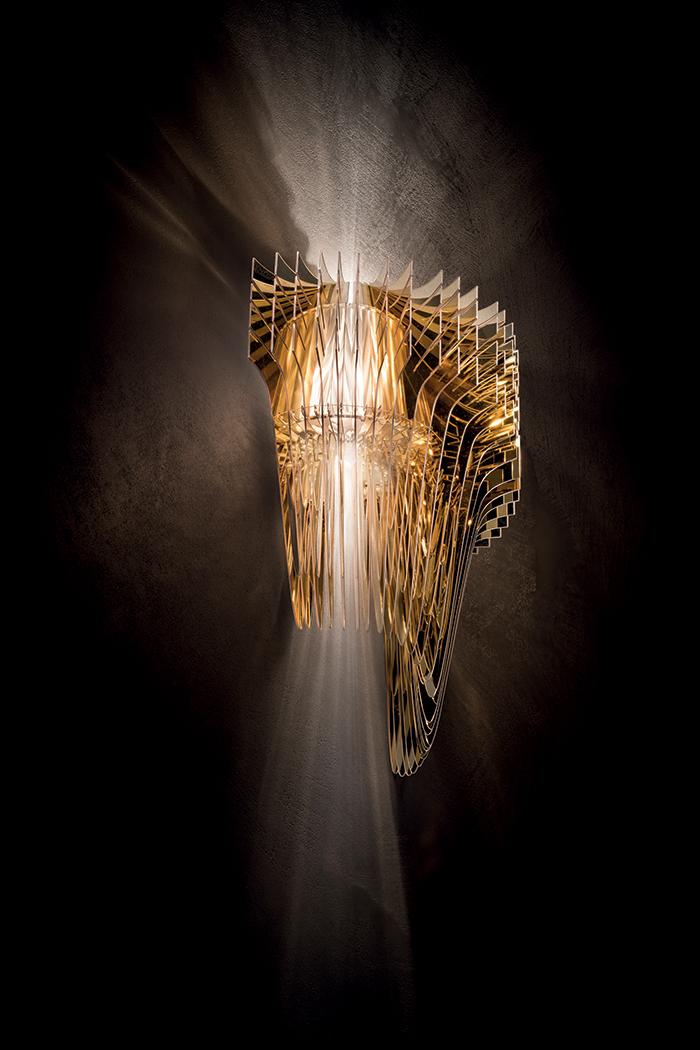 SLAMP lampe murale applique ARIA GOLD