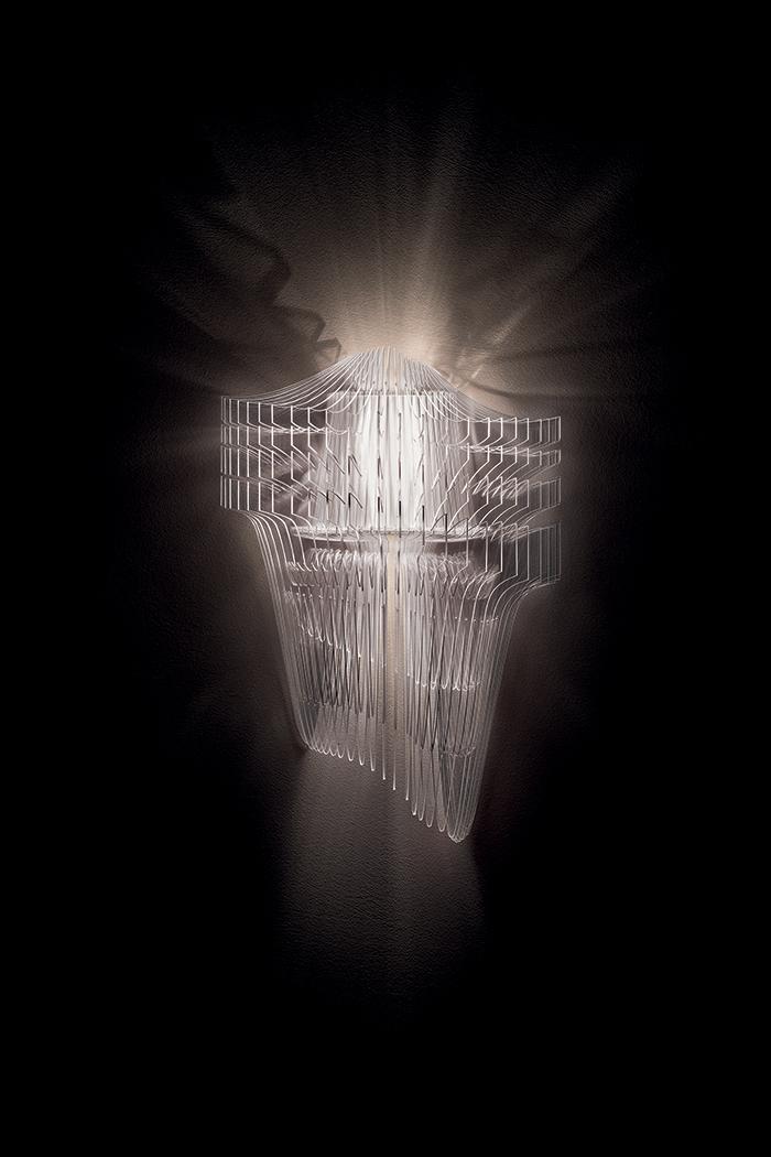 SLAMP lampe murale applique ARIA TRANSPARENT
