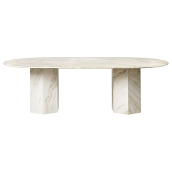 GUBI table elliptique EPIC DINING TABLE