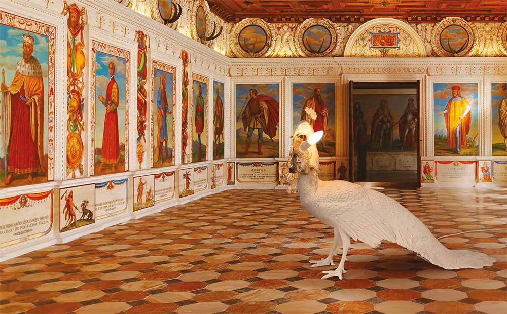 SELETTI lampadaire PEACOCK