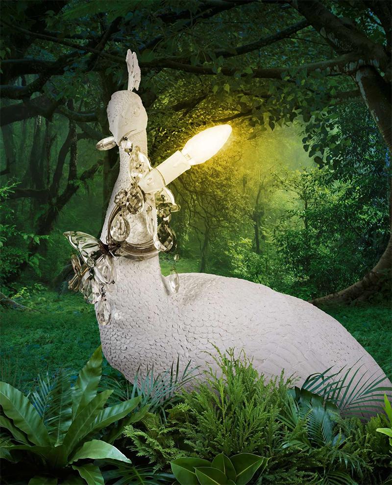 SELETTI lampadaire PEACOCK