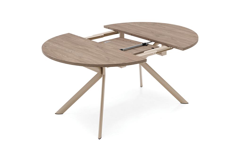 CONNUBIA table extensible à rallonge avec piètement gris mat GIOVE CB/4739-D 120 cm