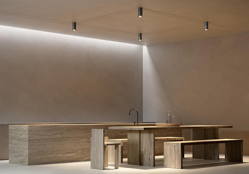 KDLN KUNDALINI set de 5 lampes au plafonde spots MITOS