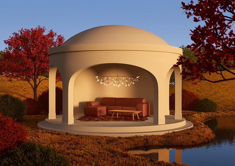 MOOOI lampe à suspension HERACLEUM III LINEAR