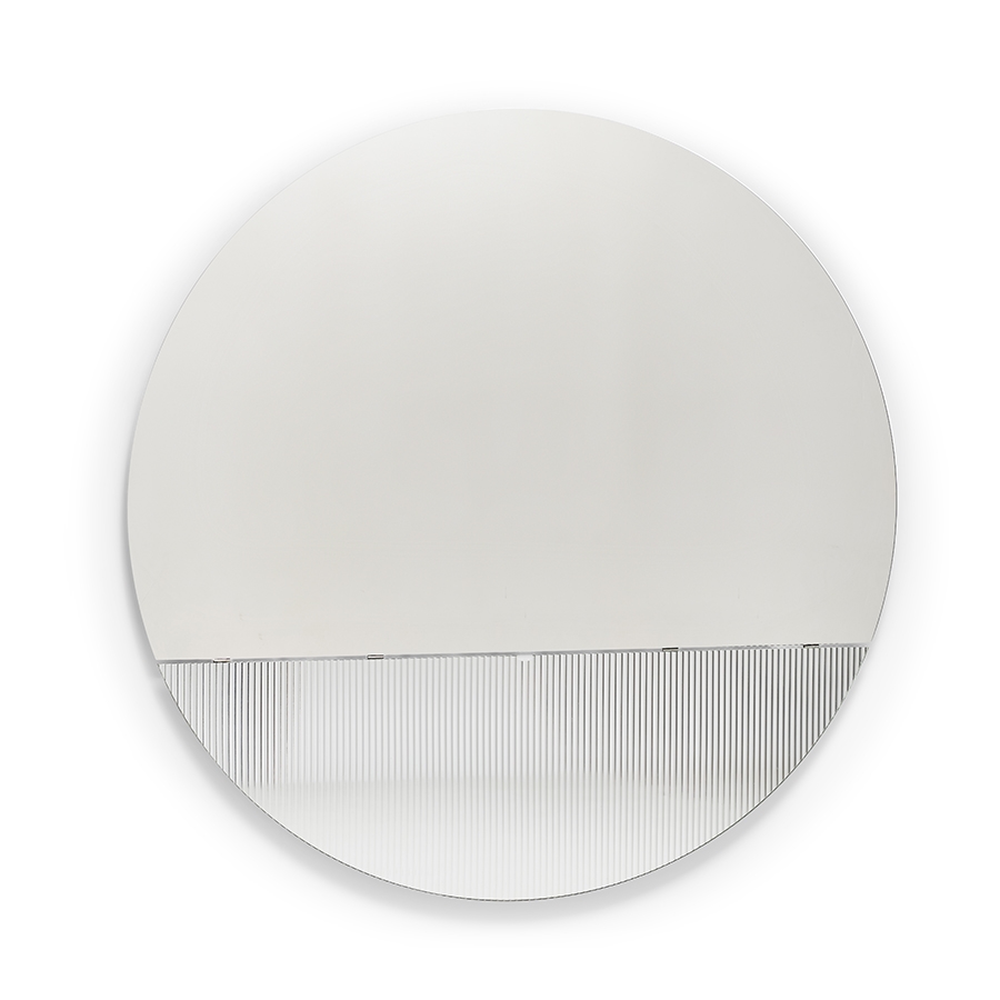 MOGG miroir mural ronde BRAME avec étagère